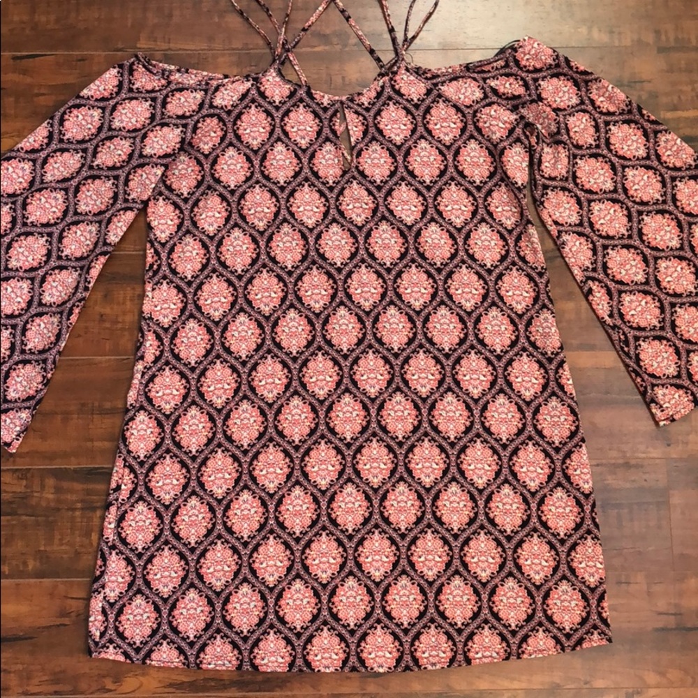 Paisley Print Mini Dress